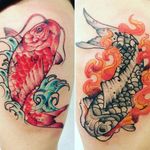 My koi fish tattoos #koifish #tattoo