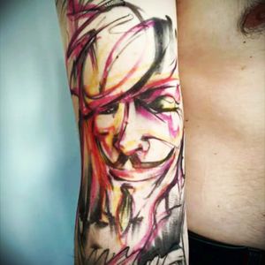 #tattooartist #anonymous #colorful by Mika Graff