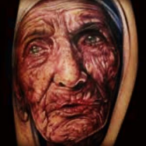 #portrait #elderly #face #Amazing #realistic #tattooartist