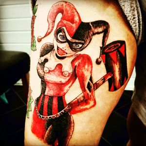 #detail #realstic #blackandgrey #detail #tatt #tatt #tattoo #tattooartist #ink #inked #inkedlove #nopain #nopain #commentifyouwant #kent #uk #follow #girly #marvel #harleyquin #cute #swag