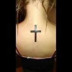 #religioustattoo #cross #small #christianbale #chrisbergmanntattoartist