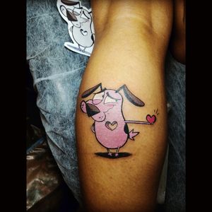 Tattoo Coragem o Cão covarde #coragemocaocovarde#tattoocartoon
