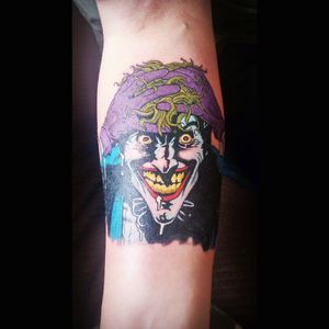 First Tattoo #Joker  #thekillingjoke  #colorful
