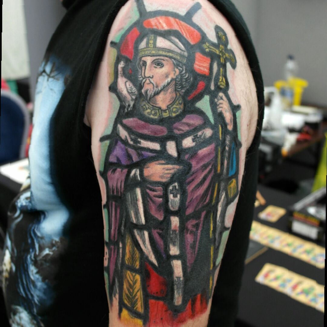 Artist Andrew Smith  St michael Ink art Tattoos for guys