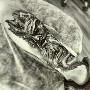 Black and gray Tattoo By Alexandre Dallier