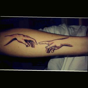 First tattoo #tattoo#art#love#tattoo#firsttattoo#notthelast#Michelangelo#Italy