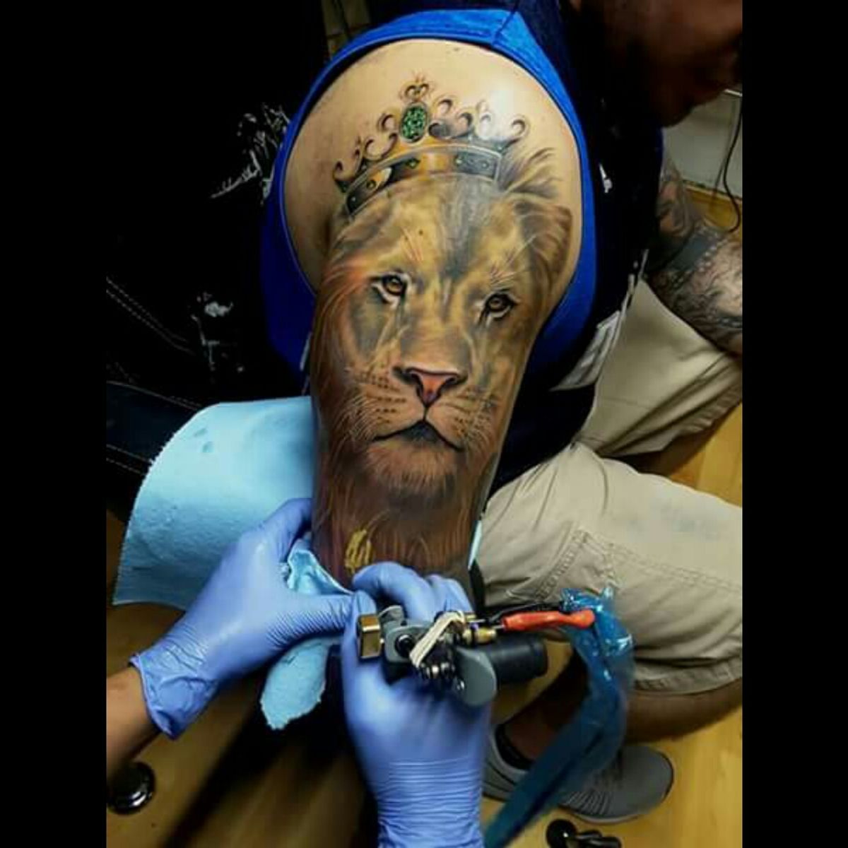 Tattoo uploaded by SERGIO MILLAN • King of the jungle.. • Tattoodo