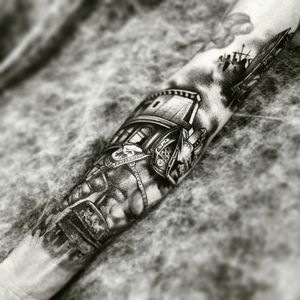 Gladiador By Alexandre Dallier #dallier #blackandgray #blackandgraytattoos #tattoos #tattoo #ink #inksav #toptattoo #warrior #realismo #realism #thebesttattooartists