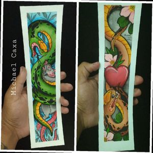 Cobras... Painting #cobra #snake #maçã #apple #originalsin #pecadooriginal #horadolanche