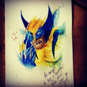 Wolverine watercolor