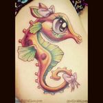 Scott Oliver tattoo #seahorse #seahorsetattoo #cute