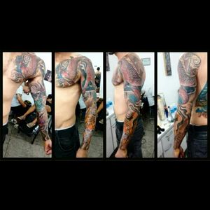 #tattoo #dragão #samurai #flordelotus #tigre #brasil #kingtattoo #gualterking #amorpelaarte