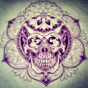 This is my #dreamtattoo but of course if I won I would give you full control of your own design! #skullmandala