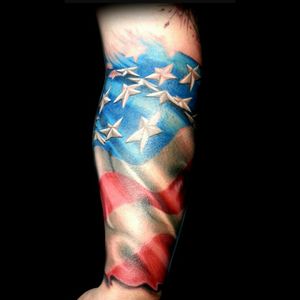 #dreamtattoo if I got chosen to get a tattoo by ami James I'd pick this tattoo because I love the detail and ami James would do a fantastic job.  I've always wanted a American Flag on my lower leg