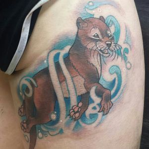 My otter! Done by Mothers Ruin at Skins and Needles <3