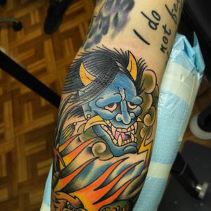 Crammed in there #japanese #oni #hannya