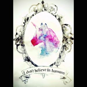 This is my #dreamtattoo would love this one on my leg/hip #watercolor #unicorn