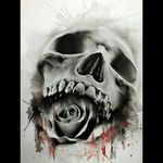 #dreamtattoo Any skull and rose tattoo 😃😃
