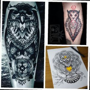 I would love to get some kind of ornamental owl tattooed by Ami James it is my #dreamtattoo