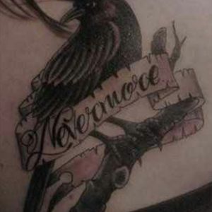 Love this tattoo, want something similar #EdgarAllanPoe #Raven #nevermore