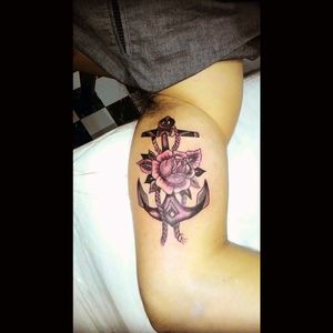 #anchor #Tattoo #saintlouistattoo #flower