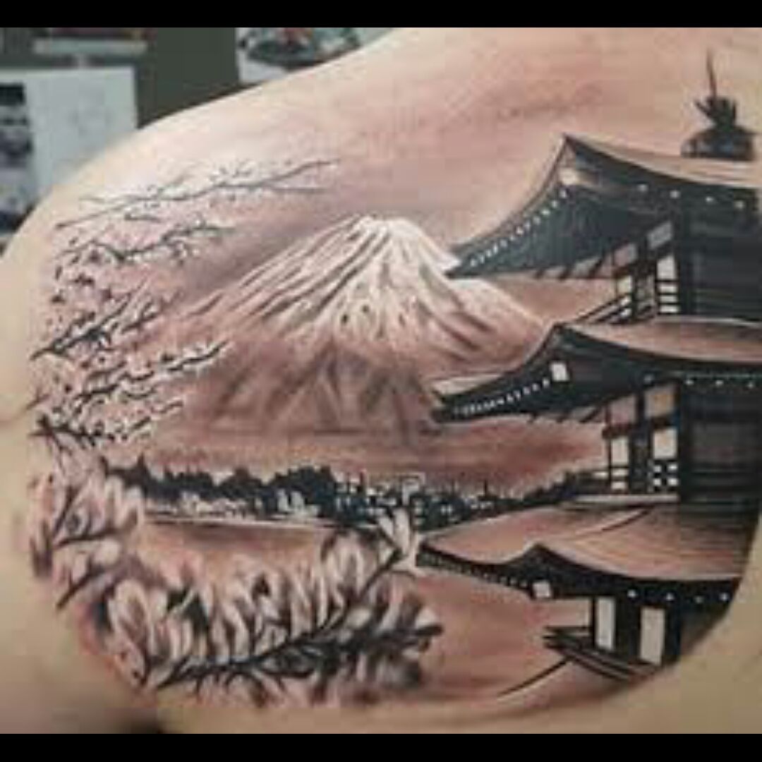 AVERONs Tattoo  Japanese temple tattoo ideas  Facebook