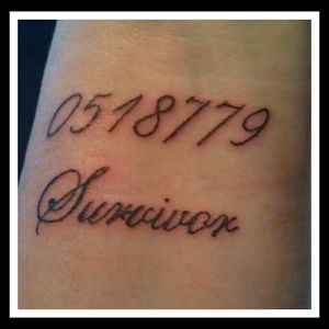 First ever tattoo after given the Okay from my Oncologist #leukaemia #survivour #cancer #firsttattoo #wrist #remindericandoanything #addingmynewhospitalnumber #relapsed #2011