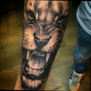 #tattoo #lion  #blackandwhiteink