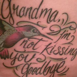 Memorial tattoo for my grandmother!