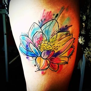 #tattoo #watercolor #lotus
