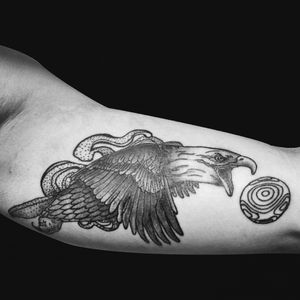 #eagle  #blackwork  #blackworkers  #tattoo #venezuela #buenosaires #nickduque #tattooanimals