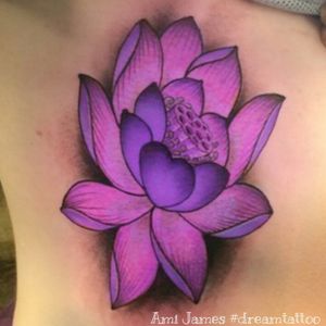 #amijames #dreamtattoo #lotus #pink #purple