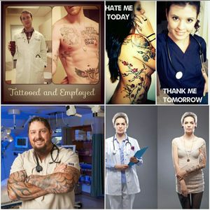 #tattooedandemployed #tattooeddoctor #tattoodiscrimination
