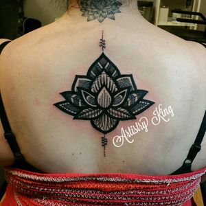 Mandala tattoo. Artistry King Tattoo, Vancouver WA#mandala #mandalatattoo #dotwork