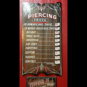 We do all kinds of Piercings at Mild2wildtattoo & body piercing in las vegas.