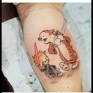 Calvin and hobbes star wars cross-over done by Chris 51 of Epic Ink