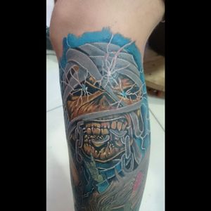 Session of 5 hours #tattoo #ironmaiden