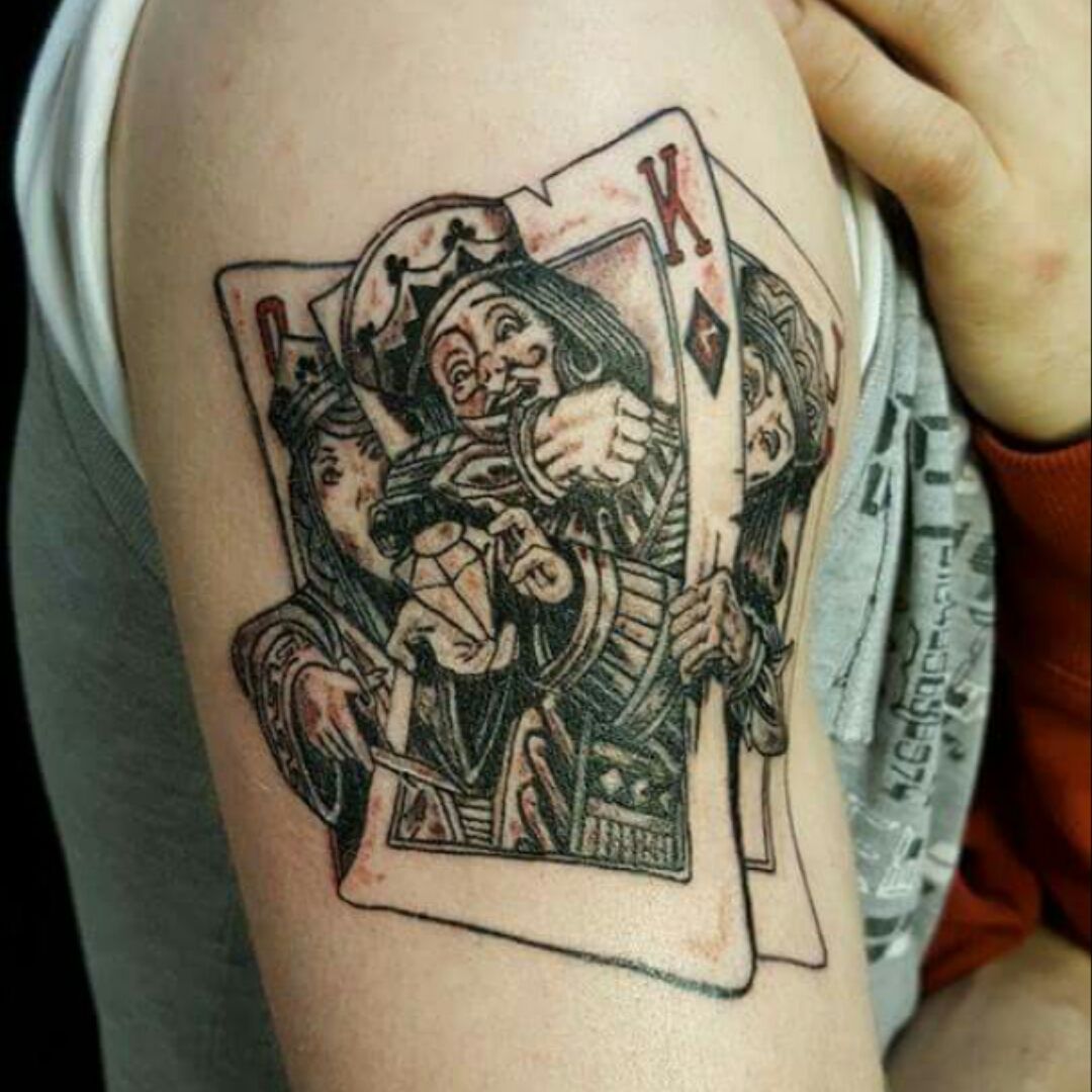 Jack Of Clubs Tattoo by Gene Coffey TattooNOW
