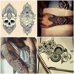 These are my goals 😍😍 #sleeve #mandalasleeve #roses #style #loveit #dreamtattoo #tattoos