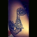 Fourth tattoo #gun #rose #tattoogun #tattoorose