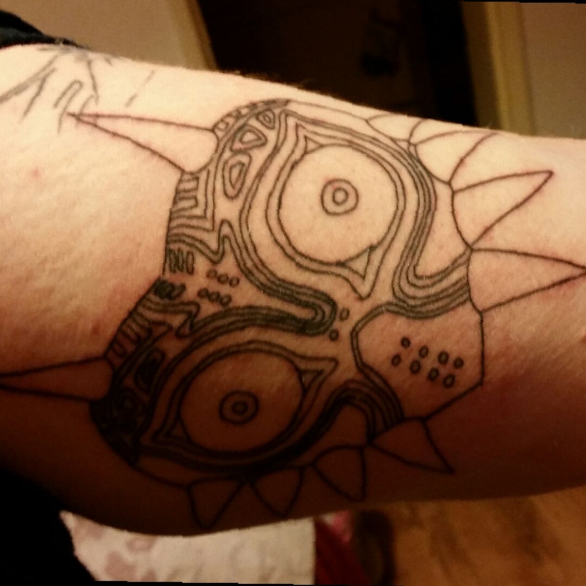 Tattoo uploaded by Kev • Part 1 of my Majoras Masks tattoo which is