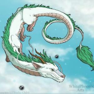 An adaptation of Haku in dragon form by Ami on my leg is my #dreamtattoo.