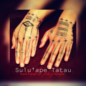 This is parts of traditional female tatau called (malu). Hands tatau means duties and responsibities of a women in her family..#suluapetatau #marksofpolynesia