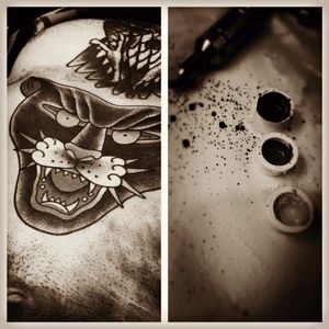 #blackpanther #panther  #pantera #tattoo #tatuagem #tattoos #customtattoos #loveclassictattoos  #traditionaltattoos #oldschooltattoo  #tattooart #tattooartist #tattoorj