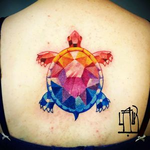 Pretty colorful crystal-like turtle tattoo #dreamtattoo #mydreamtattoo