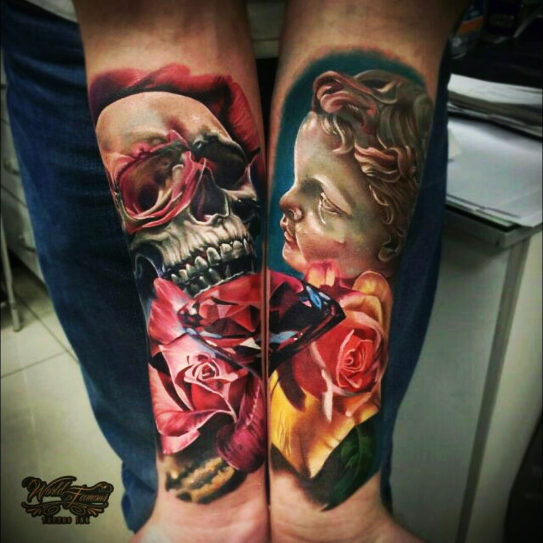 Skull tattoo by Jurgis Mikalauskas  Post 28045