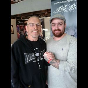 London tattoo convention with Rob Richardson