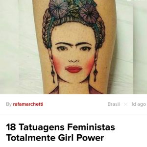 Minha segunda matéria para o @tattoodo 😍 #girlpower #feminism #feminismo #feminist #brasil #tattoodo #TeamTT