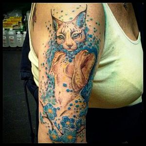 Lynx...tattoo by Josh Walser