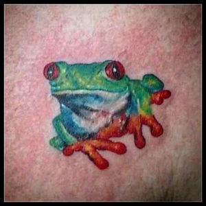 Frog tattoo....by Josh Walser